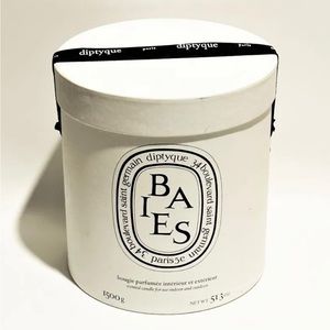 Authentic DIPTYQUE Baies 1500g 51.3oz LARGE candle WAX only - great to refill